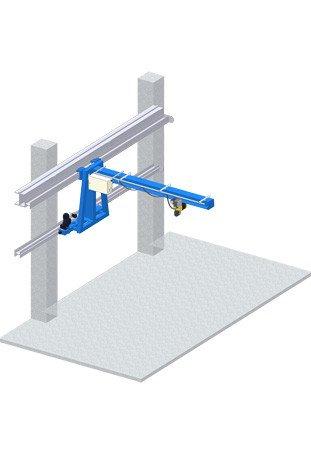 consolekraan, traversekranen, teleflex, GIS, kraansysteem, kraansystemen