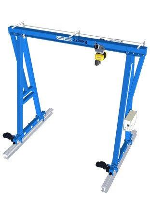 portaalkraan, traversekranen, teleflex, GIS