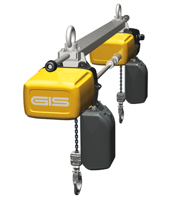 Kettingtakel, elektrische kettingtakel, GIS, gis takel, GPS, synchroon takel
