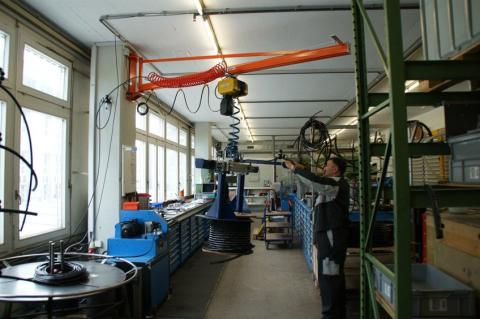 zwenkkraan, zwenkkranen, GIS, teleflex, Wandkraan GISKB Staal, wandkraan, GISKB