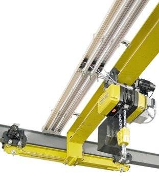 Onderloopkraan, traversekranen, teleflex, GIS