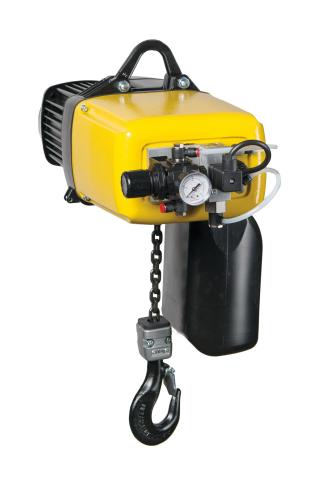 Kettingtakel, elektrische kettingtakel, GIS, gis takel, ATEX, explosiebestendig, teleflex