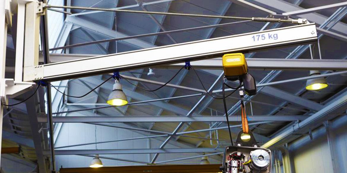 Teleflex, GIS, GIS wandkraan, Teleflex wandkraan, zwenkkraan, Wandkraan, Wandkraan staal GIS, Wandkraan staal Teleflex