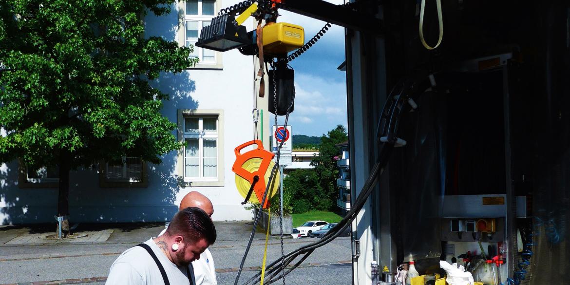 Kettingtakel, elektrische kettingtakel, GIS, gis takel, GPM250, teleflex